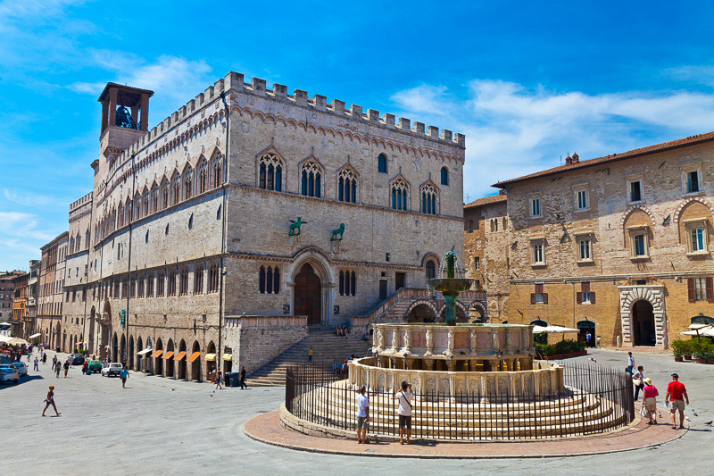 Palazzo dei Priori e la Fontana Maggiore