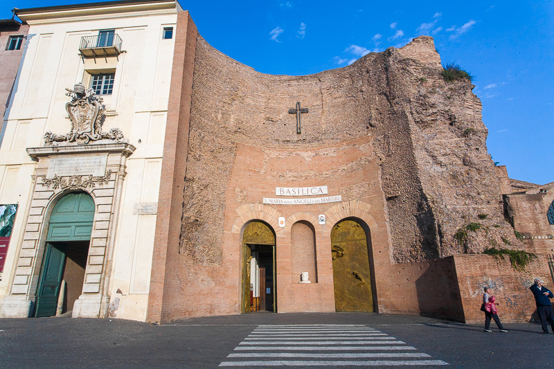 La basilica di Santa Maria degli Angeli e dei Martiri alle Terme di Diocleziano